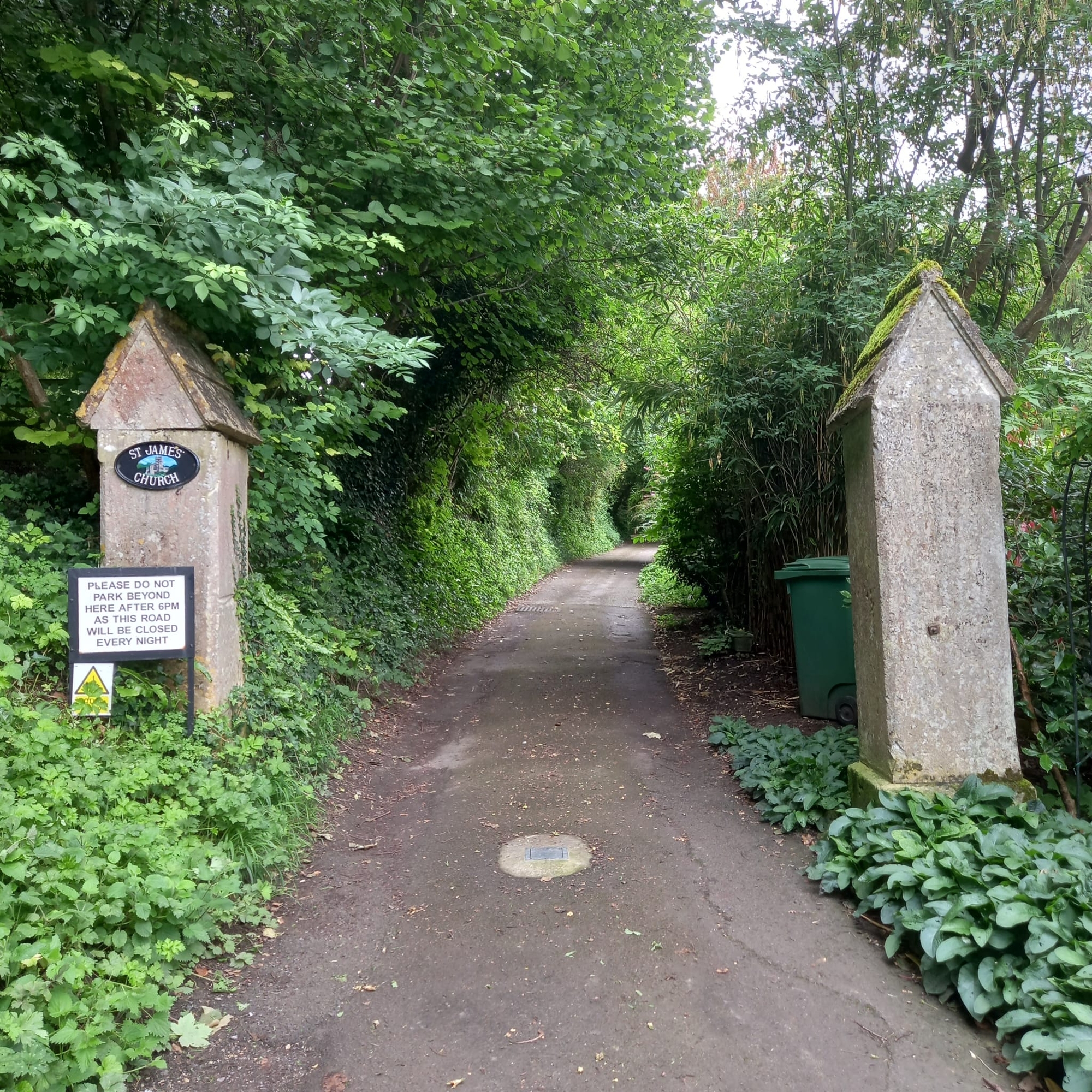 St James' Church gate posts